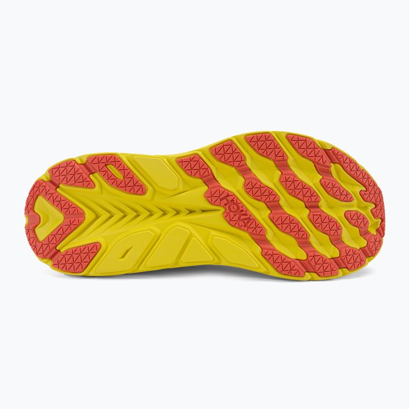 Scarpe da corsa da uomo HOKA Clifton 8 Wide blanc de blanc/illuminante 5