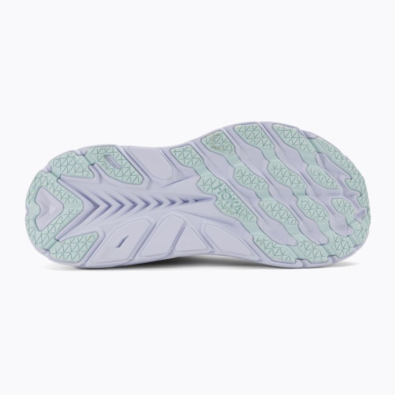 Scarpe da corsa da donna HOKA Clifton 8 Wide blu nebbia/plein air 5