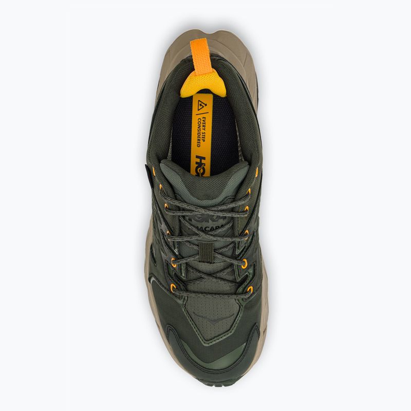Scarpe da trekking da uomo HOKA Anacapa Low GTX borsone/giallo radiante 6