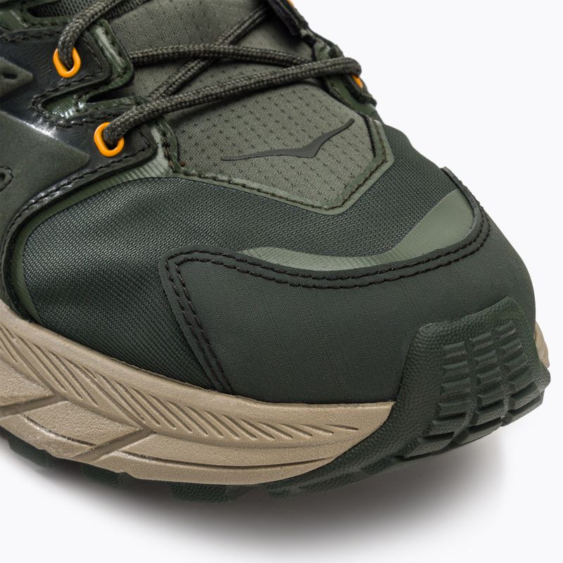 Scarpe da trekking da uomo HOKA Anacapa Low GTX borsone/giallo radiante 7