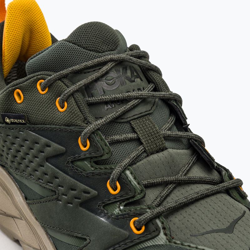 Scarpe da trekking da uomo HOKA Anacapa Low GTX borsone/giallo radiante 9