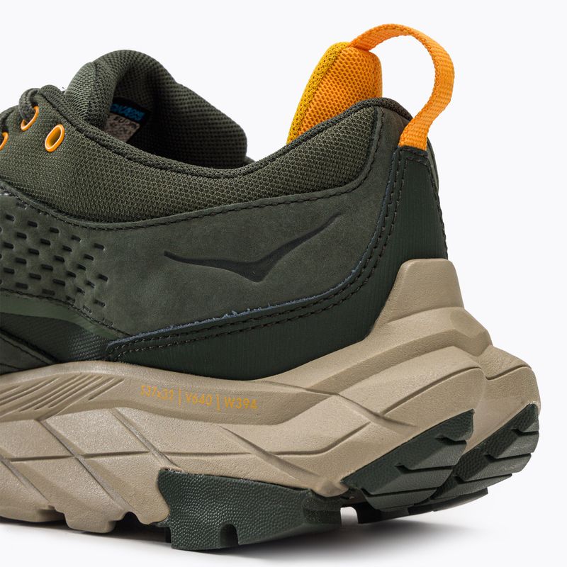 Scarpe da trekking da uomo HOKA Anacapa Low GTX borsone/giallo radiante 10