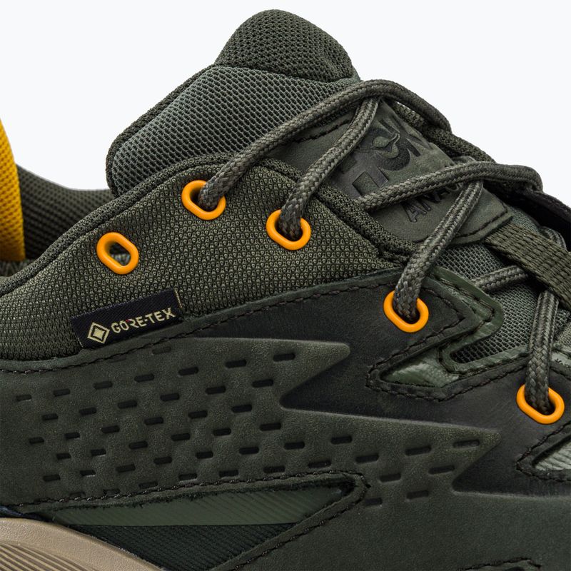 Scarpe da trekking da uomo HOKA Anacapa Low GTX borsone/giallo radiante 11