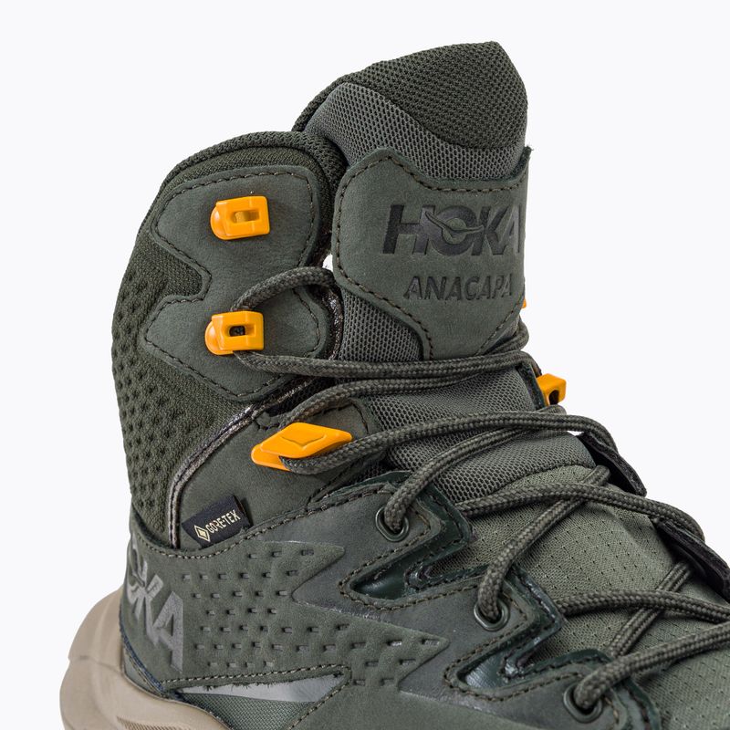 Scarponi da trekking da uomo HOKA Anacapa Mid GTX timo/giallo radiante 10