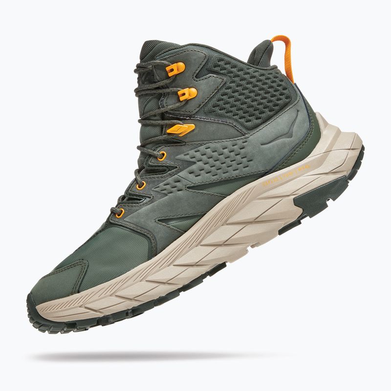 Scarponi da trekking da uomo HOKA Anacapa Mid GTX timo/giallo radiante 14