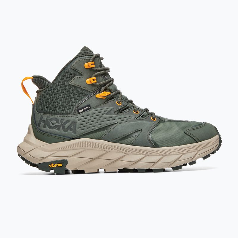 Scarponi da trekking da uomo HOKA Anacapa Mid GTX timo/giallo radiante 15