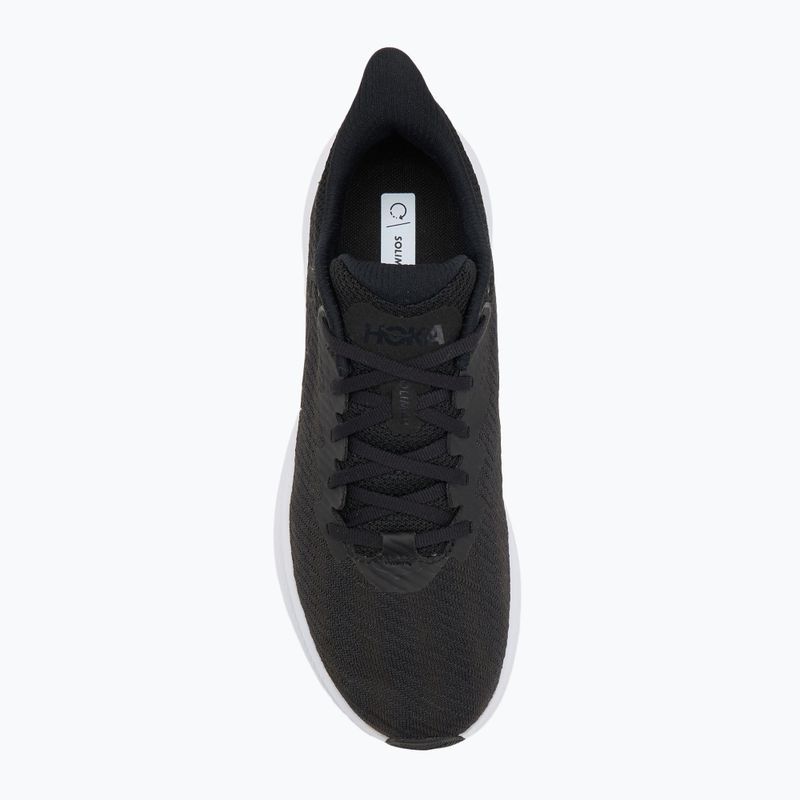 Scarpe da corsa da donna HOKA Solimar nero/bianco 5