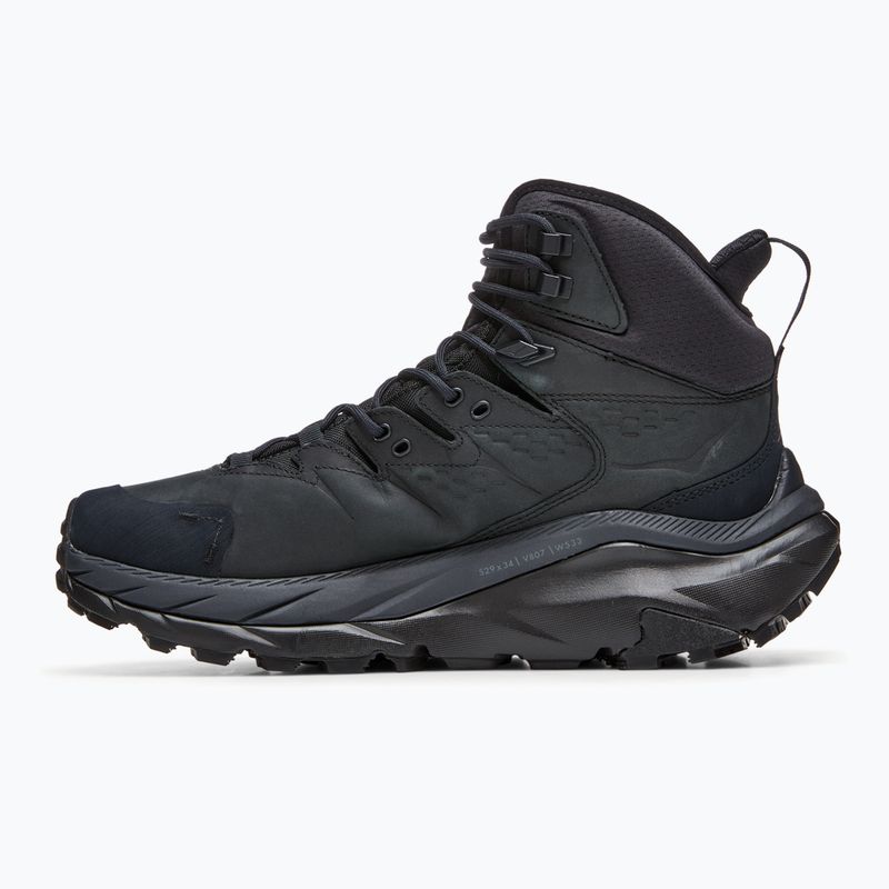 Scarpe da trekking da uomo HOKA Kaha 2 GTX nero/nero 12