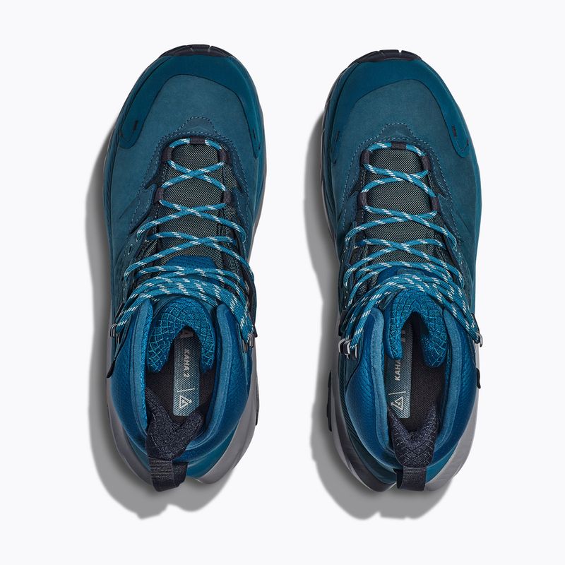 Scarpe da trekking da uomo HOKA Kaha 2 GTX blu corallo/blu grafite 11