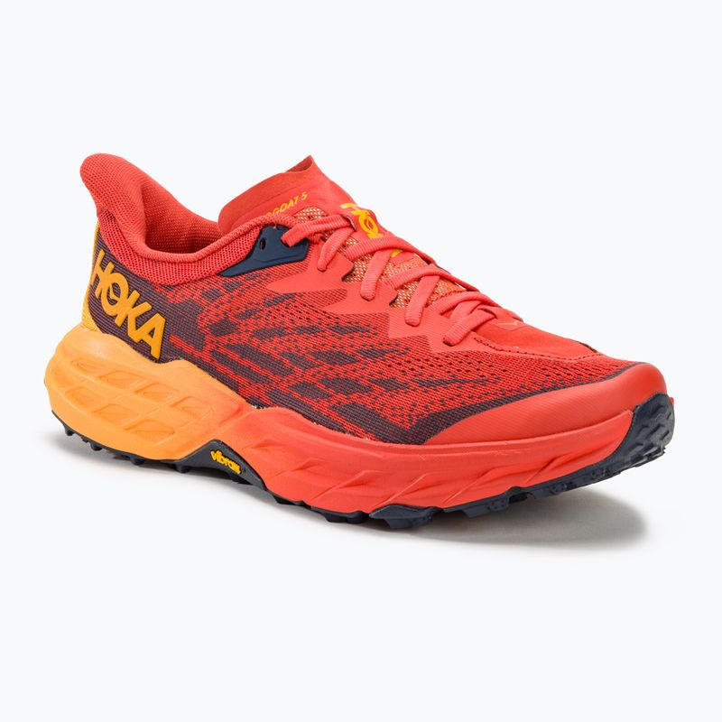 Scarpe da corsa da uomo HOKA Speedgoat 5 fiesta/giallo radiante