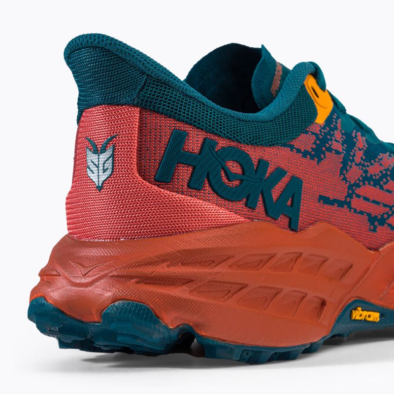 Scarpe da corsa da donna HOKA Speedgoat 5 blu corallo/camelia 9