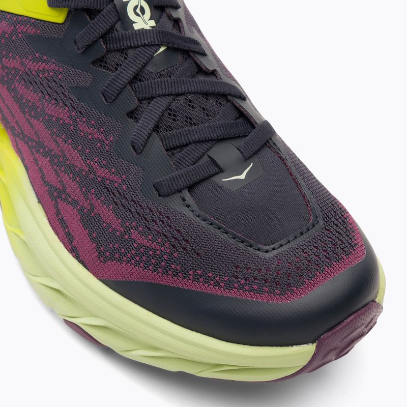 Scarpe da corsa da donna HOKA Speedgoat 5 blu grafite/sera primula 7