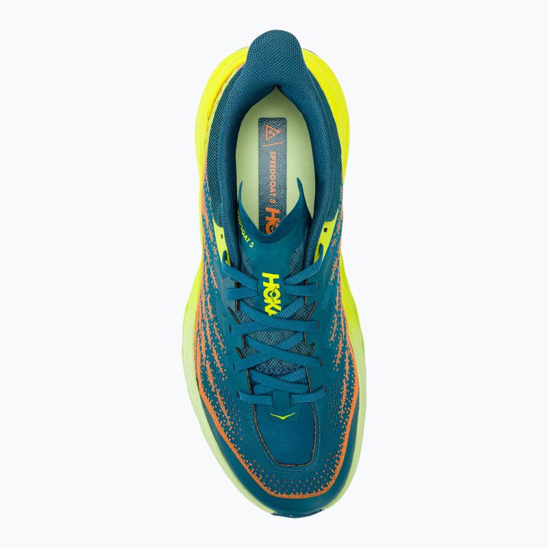 Scarpe da corsa da uomo HOKA Speedgoat 5 Wide blu corallo/sera primorose 5