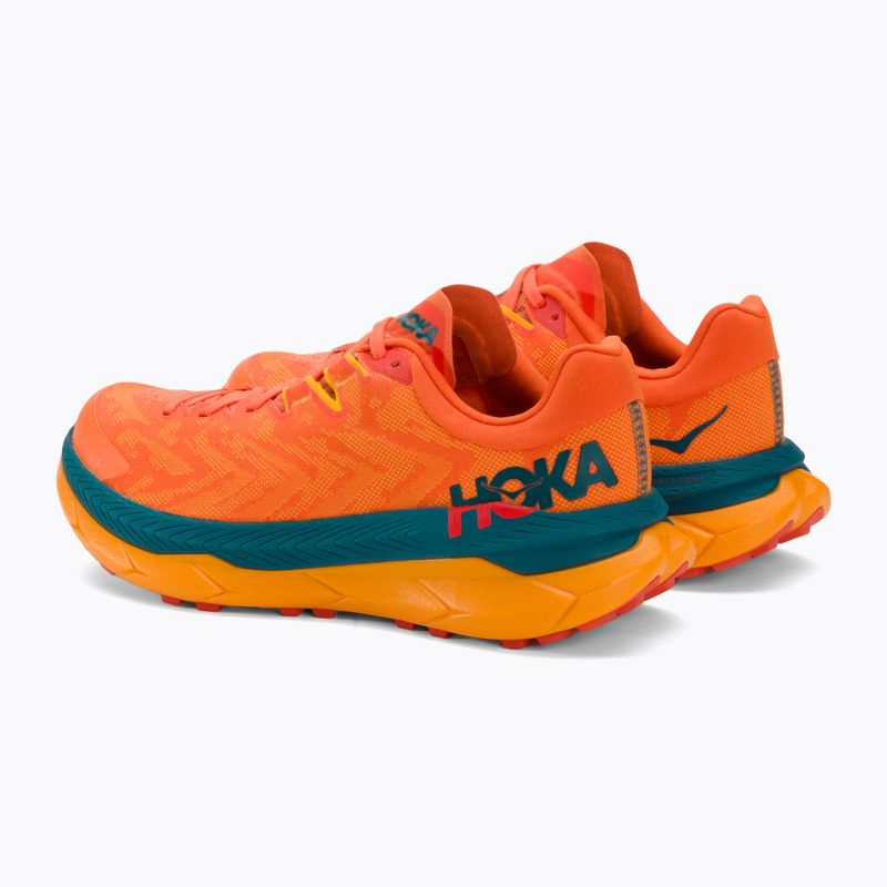 Scarpe da corsa da uomo HOKA Tecton X arancio cachi/giallo radiante 3