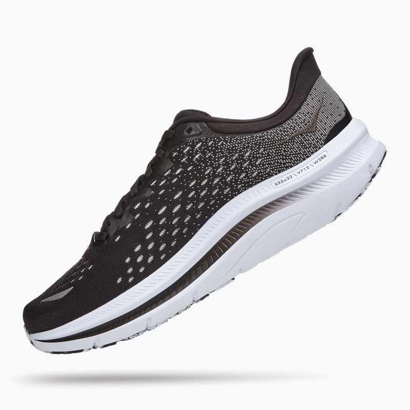 Scarpe da corsa da uomo HOKA Kawana nere/bianche 3