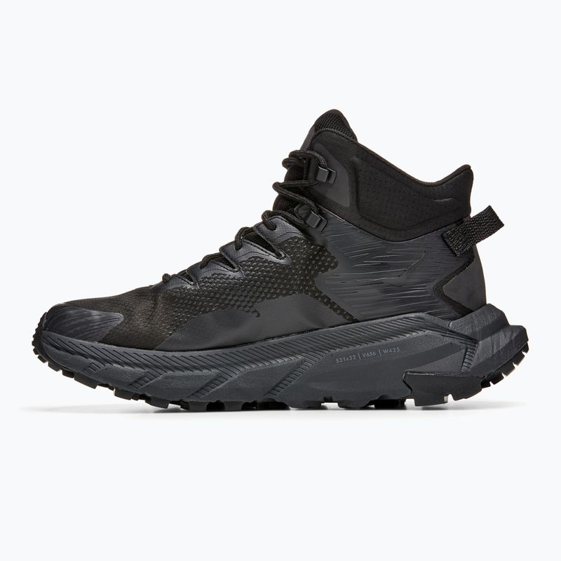 Scarpe da trekking da uomo HOKA Trail Code GTX nero/vena 7