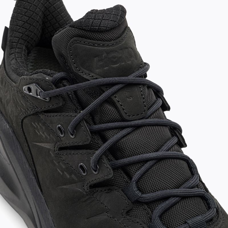 Scarpe da trekking da uomo HOKA Kaha 2 Low GTX nero/nero 8