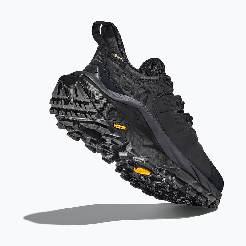 Scarpe da trekking da uomo HOKA Kaha 2 Low GTX nero/nero 16