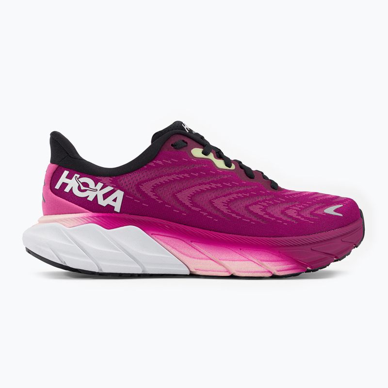 Scarpe da corsa da donna HOKA Arahi 6 festival fucsia/ibis rose 2