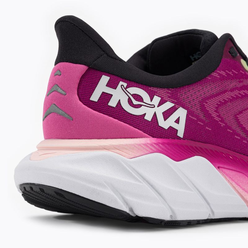 Scarpe da corsa da donna HOKA Arahi 6 festival fucsia/ibis rose 8