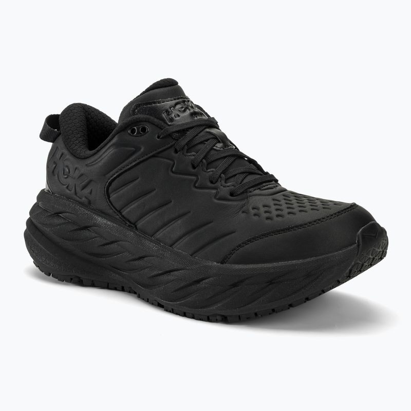 Scarpe da corsa da uomo HOKA Bondi SR Wide nero/nero