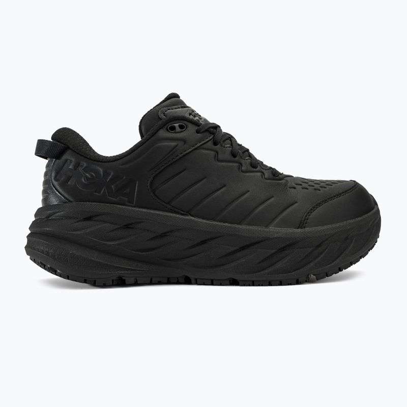 Scarpe da corsa da uomo HOKA Bondi SR Wide nero/nero 2
