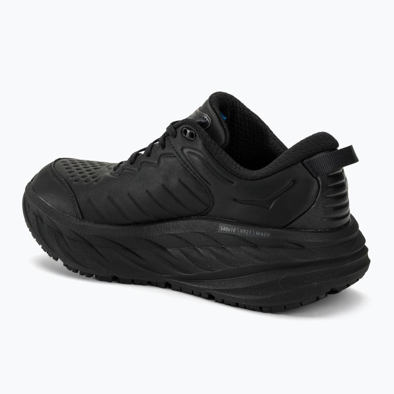 Scarpe da corsa da uomo HOKA Bondi SR Wide nero/nero 3