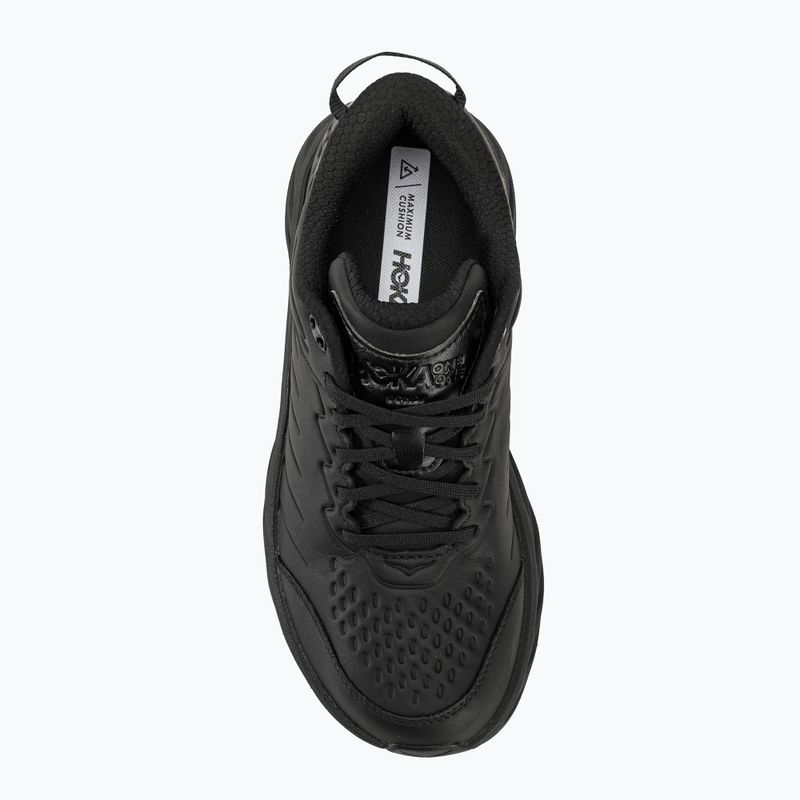 Scarpe da corsa da uomo HOKA Bondi SR Wide nero/nero 5