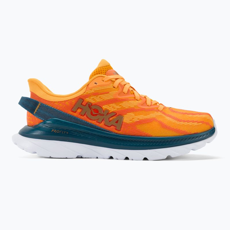 Scarpe da corsa da uomo HOKA Mach Supersonic giallo radiante/camelia 2