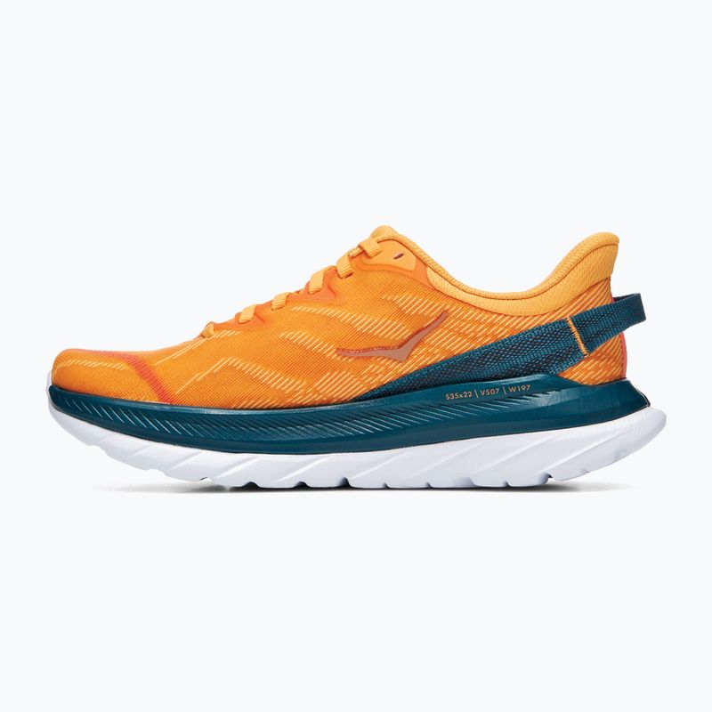 Scarpe da corsa da donna HOKA Mach Supersonic giallo radiante/camelia 9