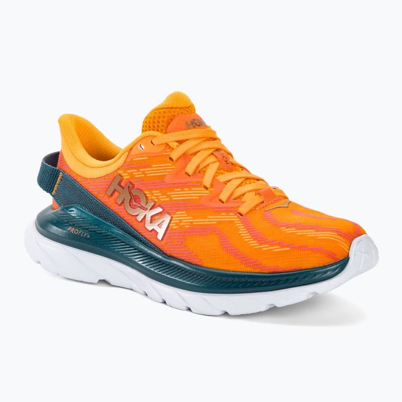 Scarpe da corsa da donna HOKA Mach Supersonic giallo radiante/camelia