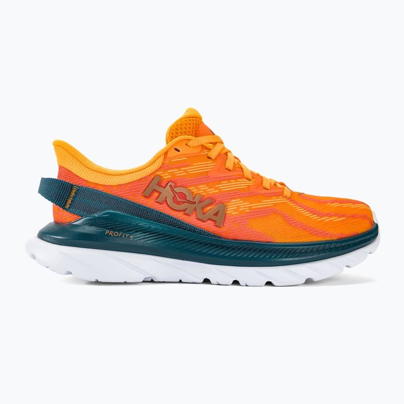 Scarpe da corsa da donna HOKA Mach Supersonic giallo radiante/camelia 2