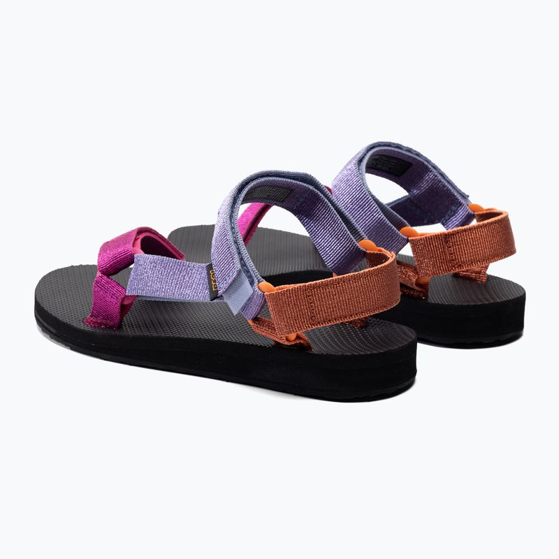 Sandali Teva da donna Original Universal rosa metallizzato multi 3