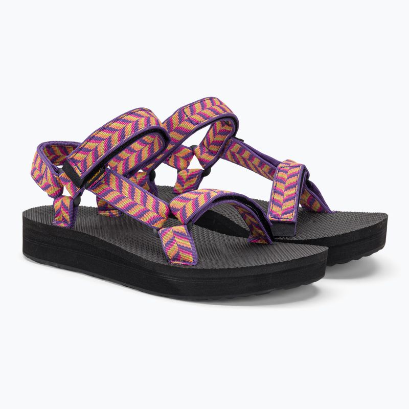 Sandali Teva Midform Universal da donna con palazzo imperiale geometrico retrò 4