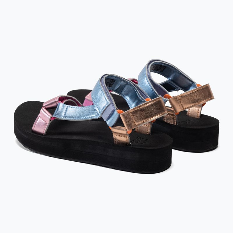 Sandali Teva Midform Universal Shimmer rosa multi da donna 3