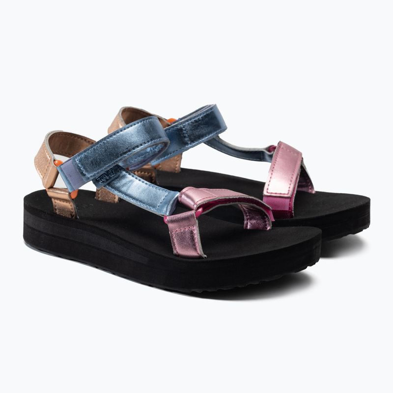 Sandali Teva Midform Universal Shimmer rosa multi da donna 5