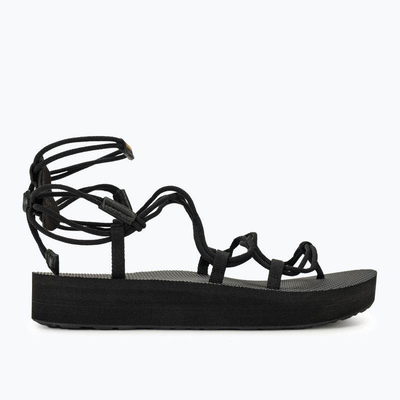 Sandali Teva Midform Infinity neri da donna 2