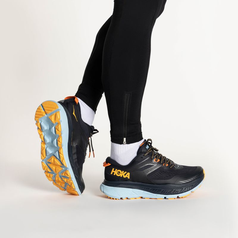 Scarpe da corsa da uomo HOKA Stinson ATR 6 blue graphite/summer song 2