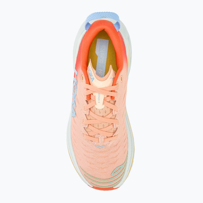 Scarpe da corsa da donna HOKA Bondi X caellia/peach parfait 7