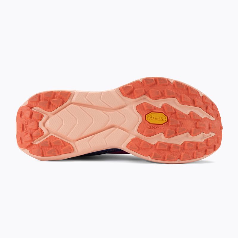 Scarpe da corsa da donna HOKA Zinal festival fucsia/blu scuro 5