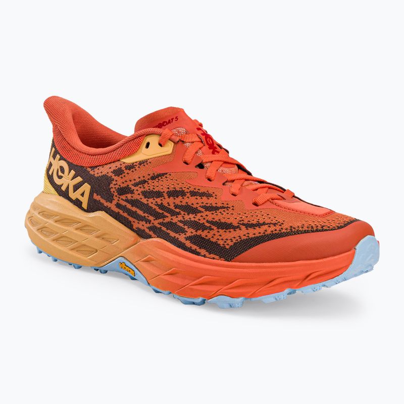 Scarpe da corsa da uomo HOKA Speedgoat 5 puffin's bill/giallo ambra