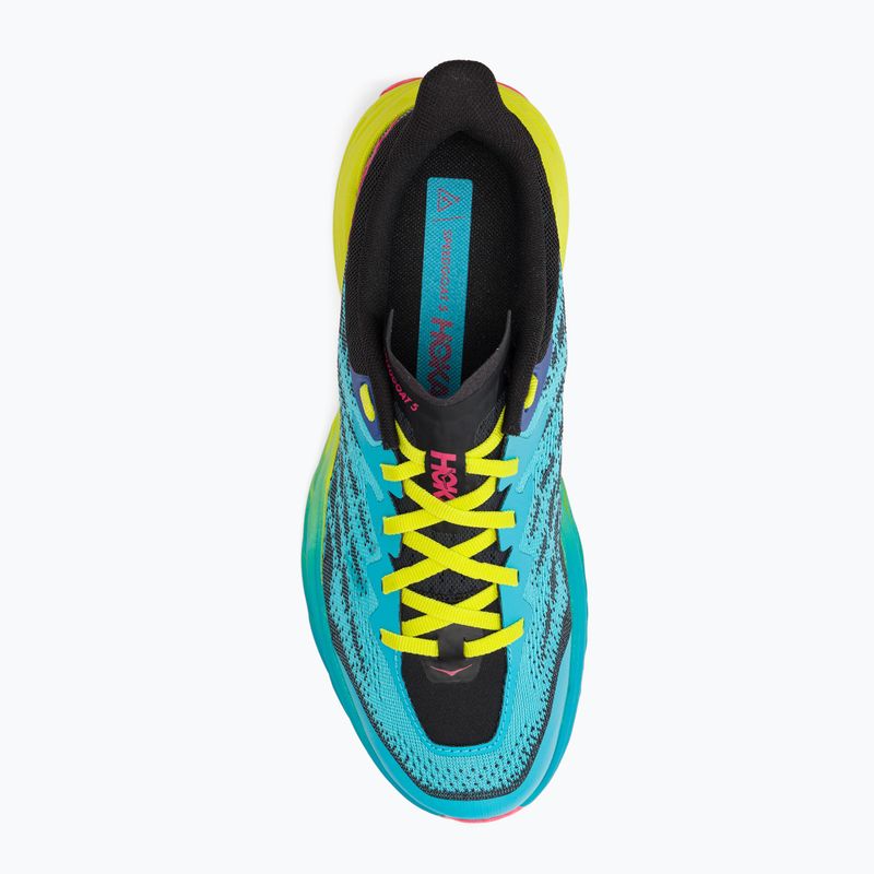 Scarpe da corsa da uomo HOKA Speedgoat 5 blu scuba/nero 5