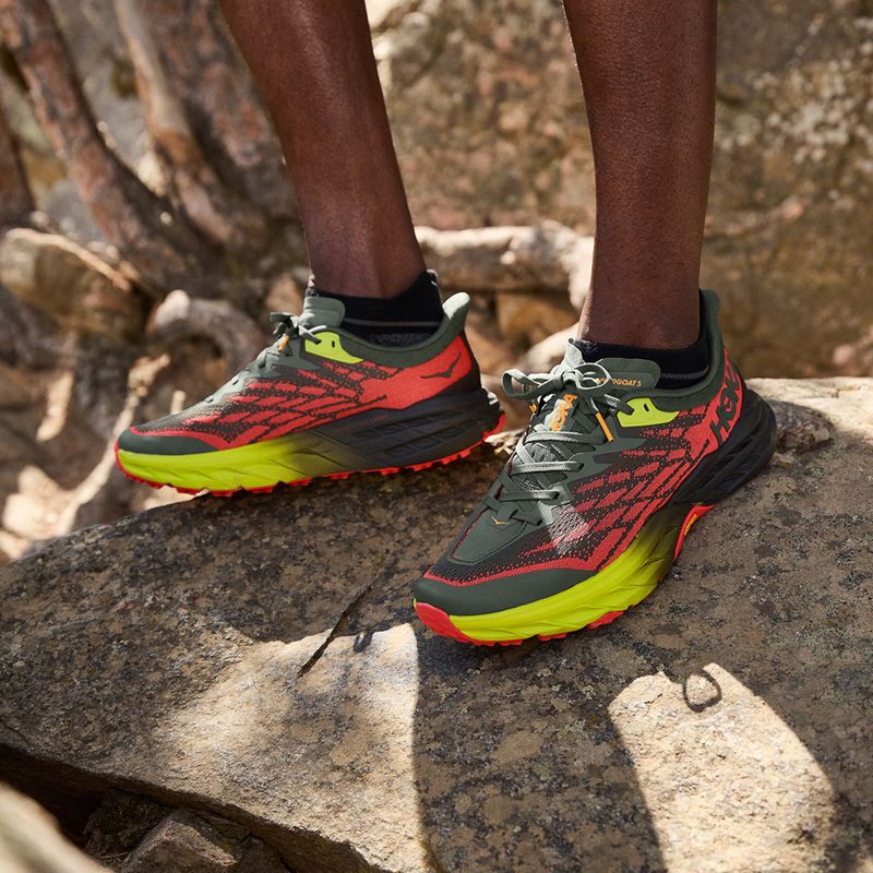 Scarpe da corsa da uomo HOKA Speedgoat 5 timo/fiesta 9