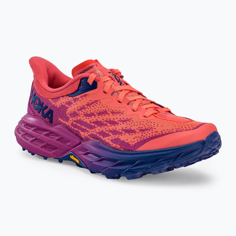 Scarpe da corsa da donna HOKA Speedgoat 5 festival fucsia/camelia