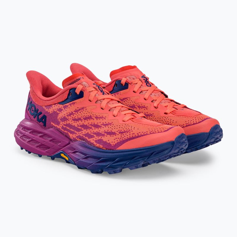 Scarpe da corsa da donna HOKA Speedgoat 5 festival fucsia/camelia 5