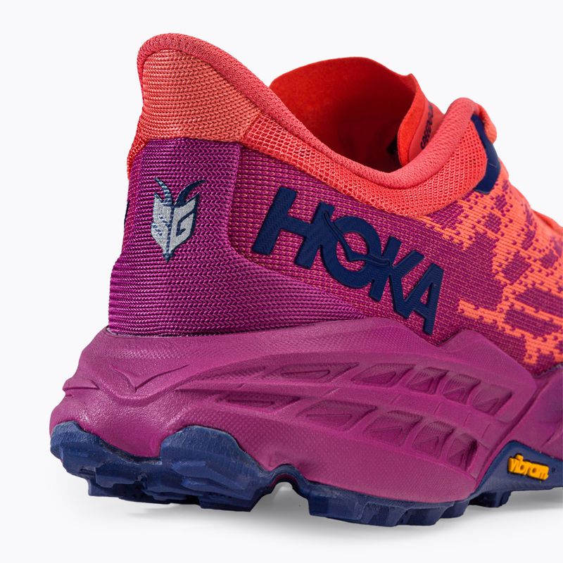 Scarpe da corsa da donna HOKA Speedgoat 5 festival fucsia/camelia 10