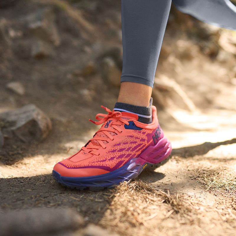Scarpe da corsa da donna HOKA Speedgoat 5 festival fucsia/camelia 13