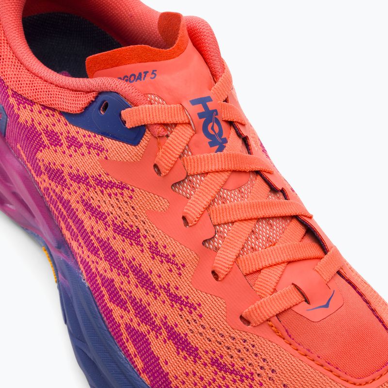 Scarpe da corsa da donna HOKA Speedgoat 5 Wide festival fucsia/camelia 9