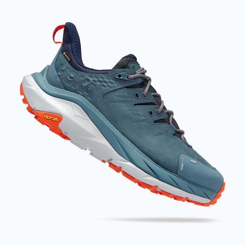 Scarpe da trekking da uomo HOKA Kaha 2 Low GTX blu folletto/nebbia di porto 12