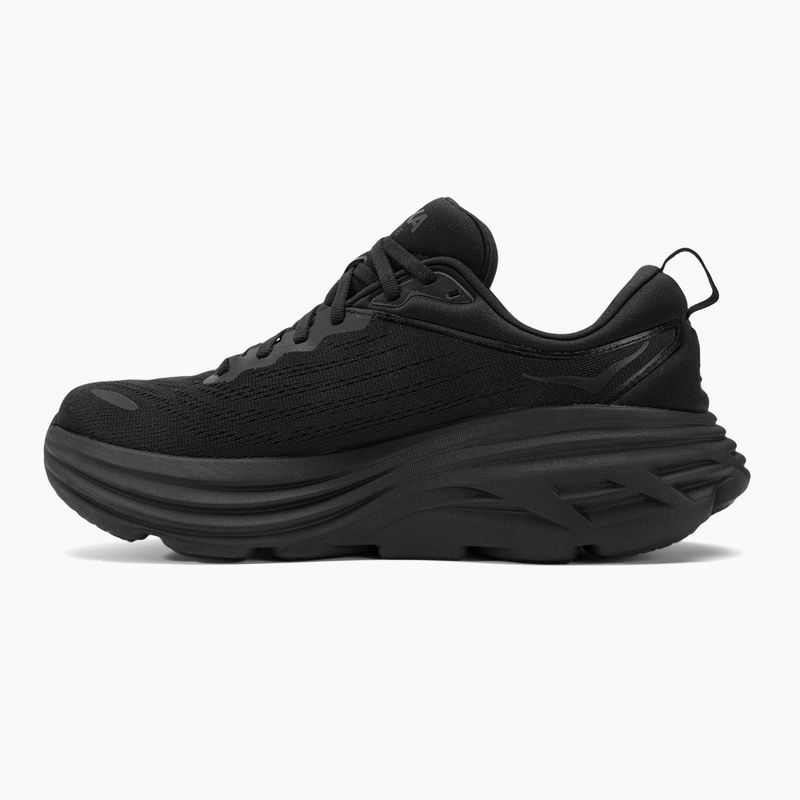 Scarpe da corsa da uomo HOKA Bondi 8 nero/nero 3